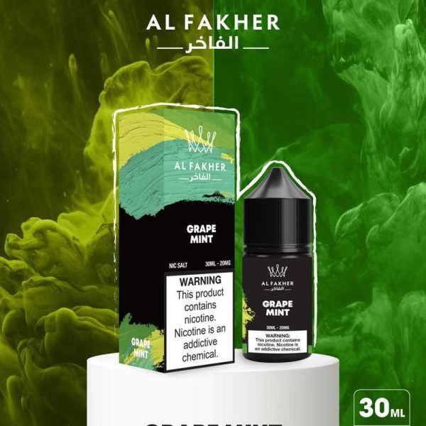 24h-vape.com Grape Mint E-Liquids 20MG Strengths 30ML Bottles by Al Fakher