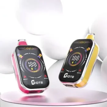 Home 37 IQTE 50K (50000) Puffs Smart Full-Screen Display 2% 5% Nicotine 38mL E-liquid 850mAh Rechargeable Battery Type-C Quick Charging Disposable Vape