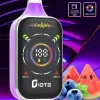 IQTE 50K (50000) Puffs Smart Full-Screen Display 2% 5% Nicotine 38mL E-liquid 850mAh Rechargeable Battery Type-C Quick Charging Disposable Vape