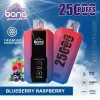 Bang 25K(25000) Puffs LCD Display 30ml E-liquid 650 mAh Battery 0% 2% 3% 5% Nicotine Disposable Vape