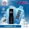 Bang 25K(25000) Puffs LCD Display 30ml E-liquid 650 mAh Battery 0% 2% 3% 5% Nicotine Disposable Vape