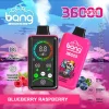 Bang 36K(36000) Puffs Advanced Fingerprint Full Screen 0% 2% 3% 5% Nicotine 36mL E-liquid Smart Full-Screen Display Disposable Vape