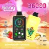 Bang 36K(36000) Puffs Advanced Fingerprint Full Screen 0% 2% 3% 5% Nicotine 36mL E-liquid Smart Full-Screen Display Disposable Vape