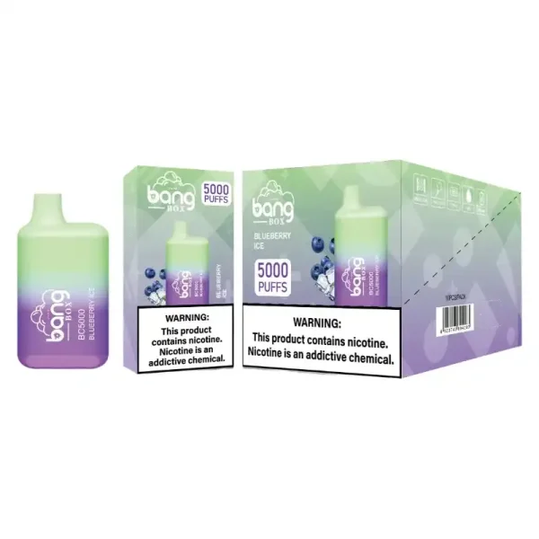 Bang Box BC 5K(5000) Puffs 2% 5% Nicotine 13ml E-liquid Type C Charging Disposable Vape Pen