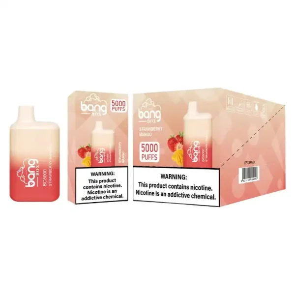 Bang Box BC 5K(5000) Puffs 2% 5% Nicotine 13ml E-liquid Type C Charging Disposable Vape Pen
