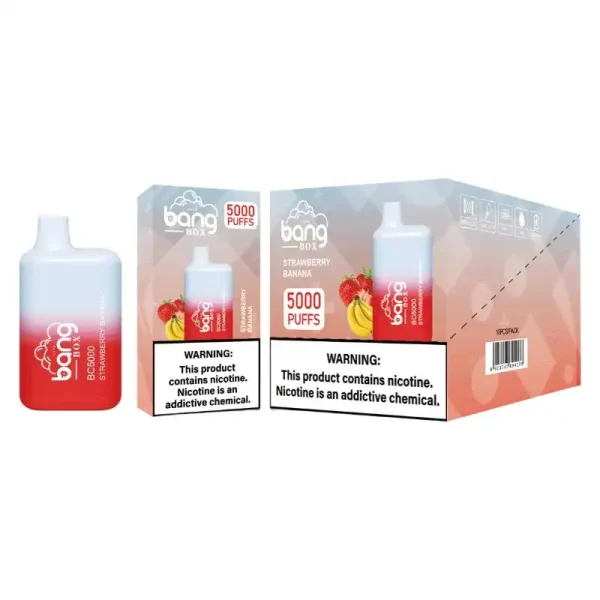 Bang Box BC 5K(5000) Puffs 2% 5% Nicotine 13ml E-liquid Type C Charging Disposable Vape Pen