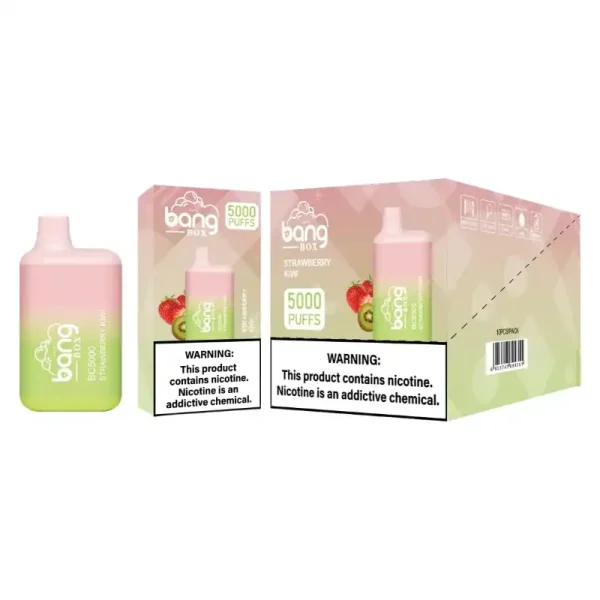 Bang Box BC 5K(5000) Puffs 2% 5% Nicotine 13ml E-liquid Type C Charging Disposable Vape Pen