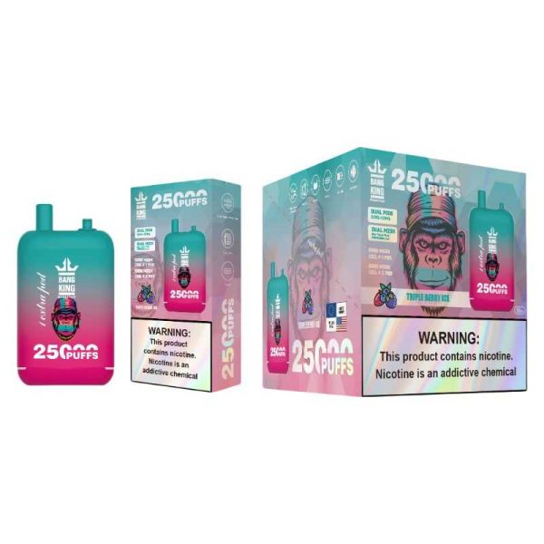 Bang King 25000 puff Disposable Vape 25k Dual Pods