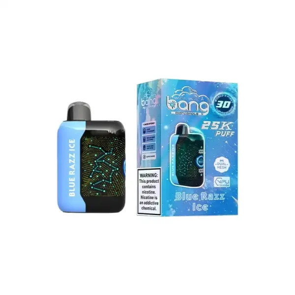 Bang Starry 25000 Puffs Star Screen Display 3D Curved Screen 28ML E-liquid 0% 2% 3% 5% Nicotine 800mAh Rechargeable Battery Disposable Vape