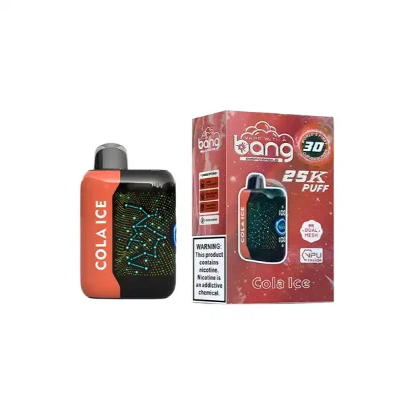 Bang Starry 25000 Puffs Star Screen Display 3D Curved Screen 28ML E-liquid 0% 2% 3% 5% Nicotine 800mAh Rechargeable Battery Disposable Vape