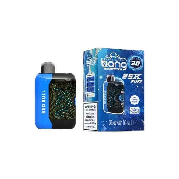 Bang Starry 25000 Puffs Star Screen Display 3D Curved Screen 28ML E-liquid 0% 2% 3% 5% Nicotine 800mAh Rechargeable Battery Disposable Vape