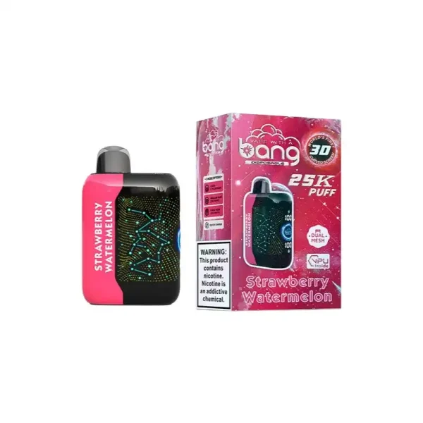 Bang Starry 25000 Puffs Star Screen Display 3D Curved Screen 28ML E-liquid 0% 2% 3% 5% Nicotine 800mAh Rechargeable Battery Disposable Vape