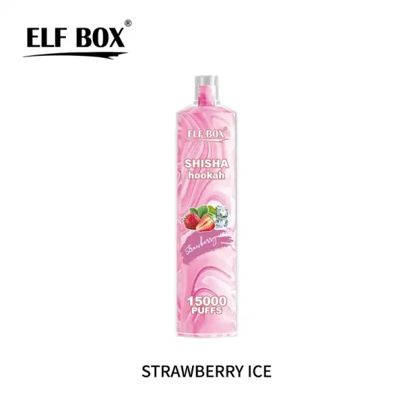 ELF BOX LS 15K(15000) Puffs Shisha Hookah Rechargeable 26ml e-juice 2% 5% Nicotine Type-C charging Disposable Vape