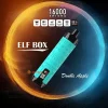 ELF BOX SHISHA 16000(16K) Puffs 28ml e-liquid 0% 2% 3% 5% Nicotine LED Display Type-C rechargeable Leather Disposable Vape Pen
