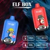 ELF Box Digital 12K(12000) puffs LED Display 25ml E-liquid 0% 2% 3% 5% Nicotine Type-C Rechargeable Disposable Vape