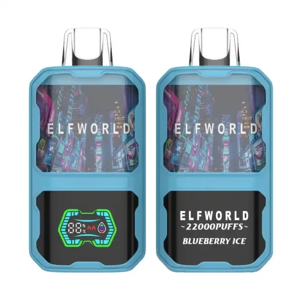 Elfworld AI 22000 Puffs 3D Curved Screen 26ml e-liquid capacity Adjustable ariflow Display Screen Disposable Vape