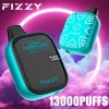 Fizzy Boom 13K (13000) Puffs 21ML E-liquid Mesh Coil LCD Screen 650mAh Rechargeable Battery 2 5% Nicotine Disposable Vape