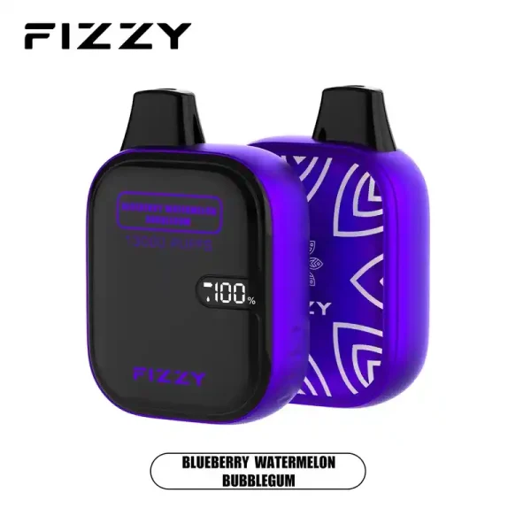 Fizzy Boom 13K (13000) Puffs 21ML E-liquid Mesh Coil LCD Screen 650mAh Rechargeable Battery 2 5% Nicotine Disposable Vape