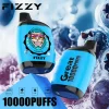 Fizzy Great 10K (10000) Puffs 18ML E-liquid Mesh Coil 650 mAh Battery 2% 5% Nicotine 10flavors Disposable Vape