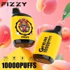 Fizzy Great 10K (10000) Puffs 18ML E-liquid Mesh Coil 650 mAh Battery 2% 5% Nicotine 10flavors Disposable Vape