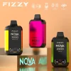 Fizzy Nova 20K (20000) Puffs Dual Mesh Coil 28ML E-liquid LCD Screen 15flavors 850mAh Rechargeable Battery 2% 5% Nicotine Disposable Vape
