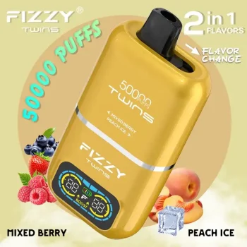 Home 36 Fizzy Twins 50K (50000) Puffs Dual Flavors 50ML E-liquid Mesh Coil 850 mAh Battery 2% 5% Nicotine LCD Screen Disposable Vape – A New Era in Vaping Innovation