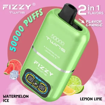 Home 29 Fizzy Twins 50K (50000) Puffs Dual Flavors 50ML E-liquid Mesh Coil 850 mAh Battery 2% 5% Nicotine LCD Screen Disposable Vape – A New Era in Vaping Innovation