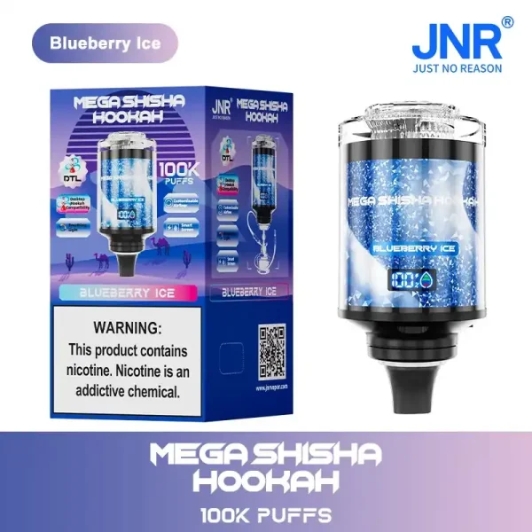 JNR Mega Shisha Hookah 100K (100000) Puffs 2% 5% Nicotine 2200mAh Rechargeable Battery Direct-to-Lung (DTL) Vaping 60mL E-liquid Ultimate Vape 2 JNR Mega Shisha Hookah 100K (100000) Puffs 2% 5% Nicotine 2200mAh Rechargeable Battery Direct-to-Lung (DTL) Vaping 60mL E-liquid Ultimate Vape