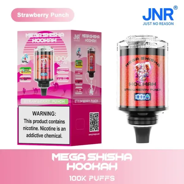 JNR Mega Shisha Hookah 100K (100000) Puffs 2% 5% Nicotine 2200mAh Rechargeable Battery Direct-to-Lung (DTL) Vaping 60mL E-liquid Ultimate Vape 12 JNR Mega Shisha Hookah 100K (100000) Puffs 2% 5% Nicotine 2200mAh Rechargeable Battery Direct-to-Lung (DTL) Vaping 60mL E-liquid Ultimate Vape