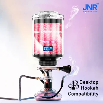 Home 28 JNR Mega Shisha Hookah 100K (100000) Puffs 2% 5% Nicotine 2200mAh Rechargeable Battery Direct-to-Lung (DTL) Vaping 60mL E-liquid Ultimate Vape