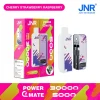 JNR Power Mate 30K (30000) Puffs 30ML E-liquid Smart LCD Screen 2% 5% Nicotine 5000mAh Power Bank Battery Disposable Vape