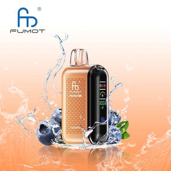 RandM Fumot Tornado 20K (20000) Puffs LCD Screen 28ML E-liquid Metal Painting Craft Disposable Vape