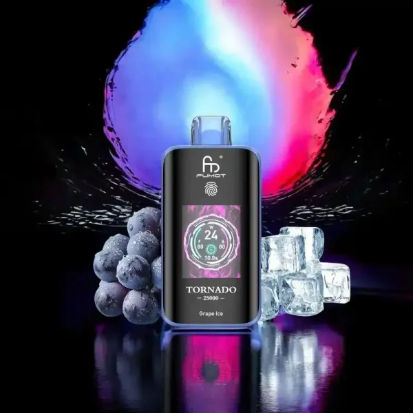 RandM Fumot Tornado 25K (25000) Puffs 3D Curved Screen 2% 5% Nicotine 700mAh Rechargeable Battery Touch Switch Disposable Vape 1 RandM Fumot Tornado 25K (25000) Puffs 3D Curved Screen 2% 5% Nicotine 700mAh Rechargeable Battery Touch Switch Disposable Vape