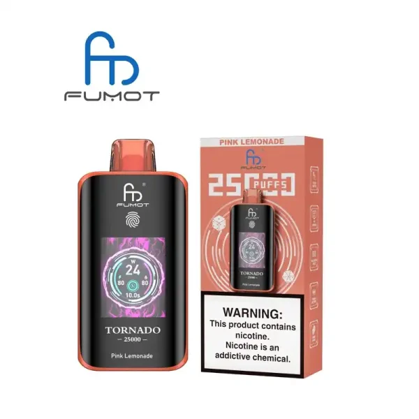 RandM Fumot Tornado 25K (25000) Puffs 3D Curved Screen 2% 5% Nicotine 700mAh Rechargeable Battery Touch Switch Disposable Vape 18 RandM Fumot Tornado 25K (25000) Puffs 3D Curved Screen 2% 5% Nicotine 700mAh Rechargeable Battery Touch Switch Disposable Vape