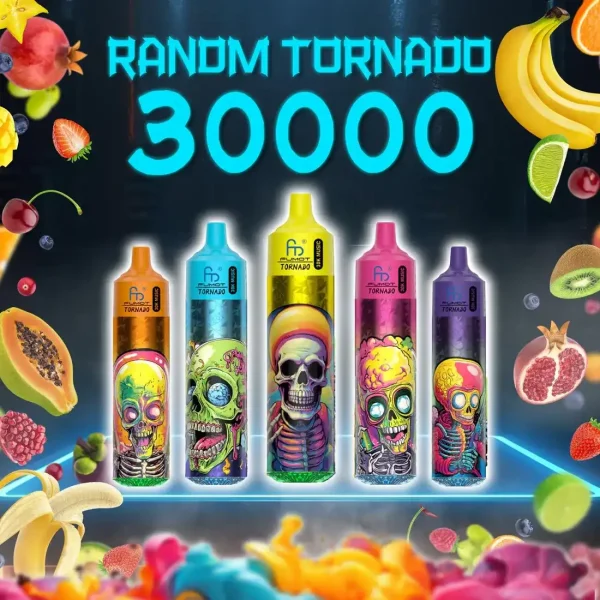 RandM Fumot Tornado 30K (300000) Puffs Music Lighting 2% 5% Nicotine Type-C Charging 30mL E-liquid Disposable Vape 63 RandM Fumot Tornado 30K (300000) Puffs Music Lighting 2% 5% Nicotine Type-C Charging 30mL of E-liquid Disposable Vape