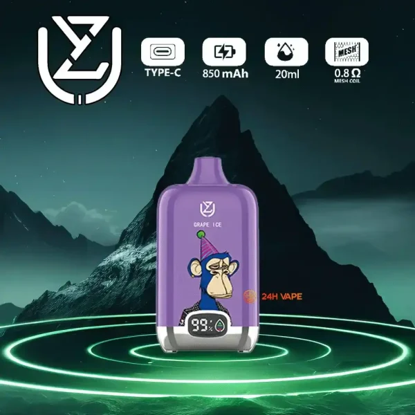 UZY Bang DIgital 15K (15000) Puffs 2% 5% Nicotine LCD Screen 20ml Pre-filled E-juice 850mAh Battery Disposable Vape 4 UZY Bang DIgital 15K (15000) Puffs 2% 5% Nicotine LCD Screen 20ml Pre-filled E-juice 850mAh Battery Disposable Vape