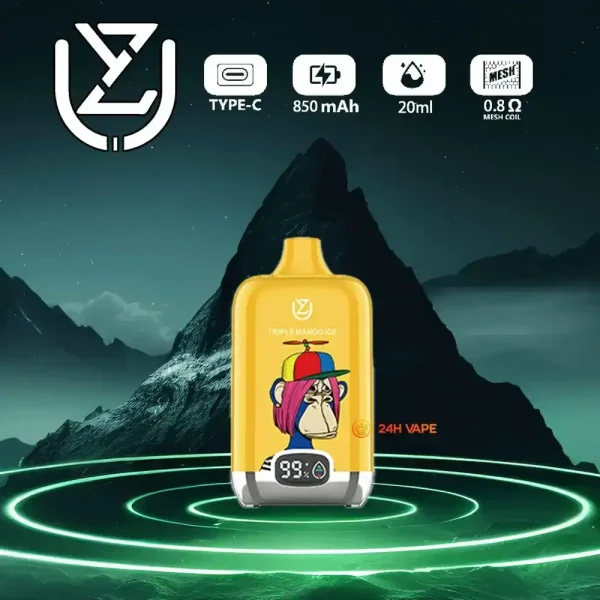 UZY Bang DIgital 15K (15000) Puffs 2% 5% Nicotine LCD Screen 20ml Pre-filled E-juice 850mAh Battery Disposable Vape 11 UZY Bang DIgital 15K (15000) Puffs 2% 5% Nicotine LCD Screen 20ml Pre-filled E-juice 850mAh Battery Disposable Vape