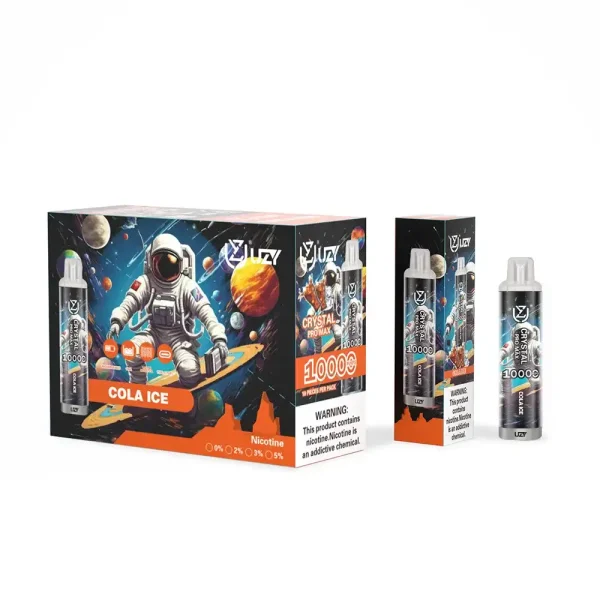 UZY Crystal Pro Max 10K (10000) Puffs 16.0ML E-Liquid 650mAh Battery Rechargeable 2%-5% Nicotine Disposable Vape