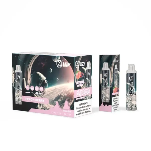 UZY Crystal Pro Max 10K (10000) Puffs 16.0ML E-Liquid 650mAh Battery Rechargeable 2%-5% Nicotine Disposable Vape