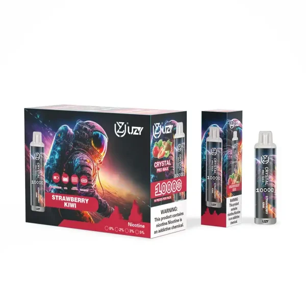 UZY Crystal Pro Max 10K (10000) Puffs 16.0ML E-Liquid 650mAh Battery Rechargeable 2%-5% Nicotine Disposable Vape