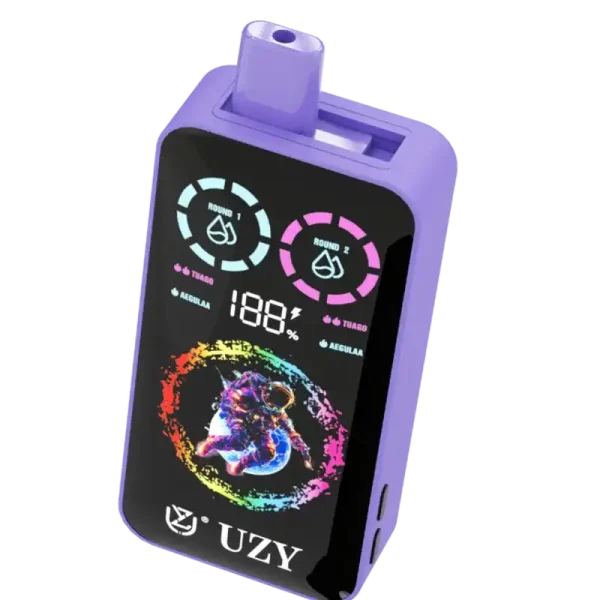 UZY Tornado 30K (30000) Puffs Dual Flavors Smart LCD Display 40mL E-liquid 2% 5% Nicotine 850mAh Battery Disposable Vape