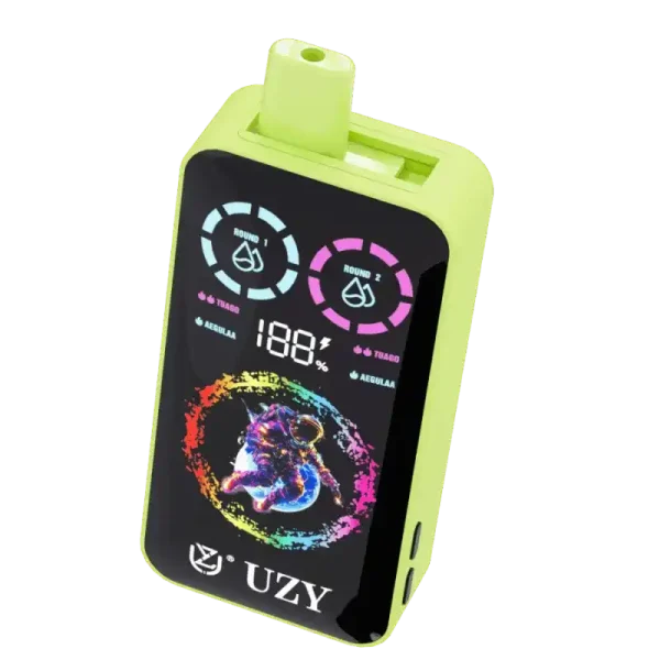 UZY Tornado 30K (30000) Puffs Dual Flavors Smart LCD Display 40mL E-liquid 2% 5% Nicotine 850mAh Battery Disposable Vape