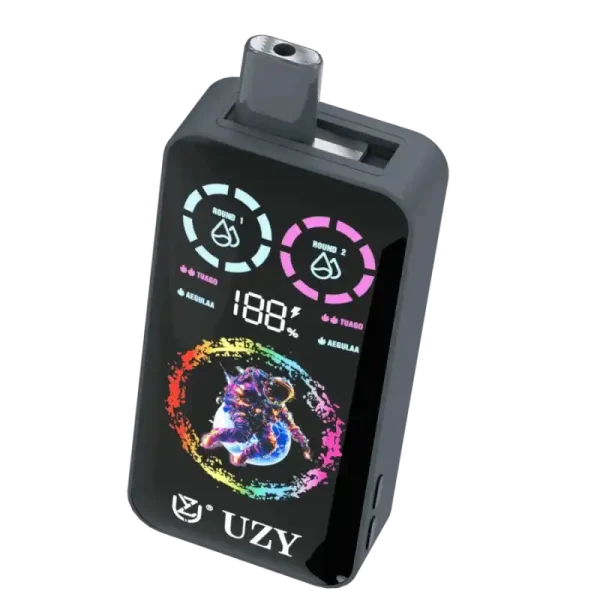 UZY Tornado 30K (30000) Puffs Dual Flavors Smart LCD Display 40mL E-liquid 2% 5% Nicotine 850mAh Battery Disposable Vape