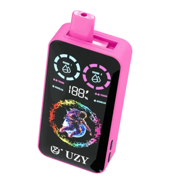 UZY Tornado 30K (30000) Puffs Dual Flavors Smart LCD Display 40mL E-liquid 2% 5% Nicotine 850mAh Battery Disposable Vape