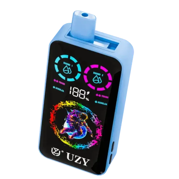 UZY Tornado 30K (30000) Puffs Dual Flavors Smart LCD Display 40mL E-liquid 2% 5% Nicotine 850mAh Battery Disposable Vape