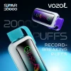 Vozol Star 20K (20000) Puffs Full Screen Display 24mL E-liquid 2% 5% Nicotine Type-C Charging Disposable Vape
