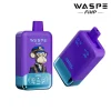 WASPE FIHP Double Flavor 40K (40000) Puffs Smart LED Display 2% 5% Nicotine 36mL E-liquid 850mAh Rechargeable Battery Disposable Vape