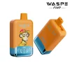 WASPE FIHP Double Flavor 40K (40000) Puffs Smart LED Display 2% 5% Nicotine 36mL E-liquid 850mAh Rechargeable Battery Disposable Vape