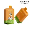 WASPE FIHP Double Flavor 40K (40000) Puffs Smart LED Display 2% 5% Nicotine 36mL E-liquid 850mAh Rechargeable Battery Disposable Vape