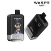 WASPE FIHP Double Flavor 40K (40000) Puffs Smart LED Display 2% 5% Nicotine 36mL E-liquid 850mAh Rechargeable Battery Disposable Vape